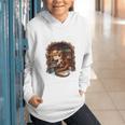 Fantasy Dragon Reading Book Lover Graphic Youth Hoodie Fantasy Dragon Reading Book Lover Graphic Youth Hoodie