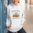 Forget Flowers Buy Me Books Book Lover Graphic Youth Hoodie
