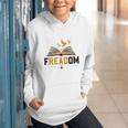 Freadom Anti Banned Books Lovers Reading Librarian Bookworm Graphic Youth Hoodie