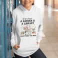 Gardening & Library Lover Books Reading Plants Cute Graphic Youth Hoodie Gardening & Library Lover Books Reading Plants Cute Graphic Youth Hoodie