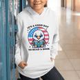 A Good Day To Read a Book Reading Eagle With American Flag Graphic Youth Hoodie A Good Day To Read a Book Reading Eagle With American Flag Graphic Youth Hoodie
