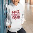 Hot Girls Read Book Lover Feminist Reader Premium Tri-Blend Graphic Youth Hoodie
