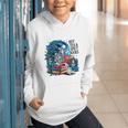 Hot Tea & Spicy Books Skeleton Reader Graphic Youth Hoodie Hot Tea & Spicy Books Skeleton Reader Graphic Youth Hoodie