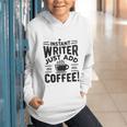 Instant Writer Just Add Coffee Author Book Writing Books Graphic Youth Hoodie Instant Writer Just Add Coffee Author Book Writing Books Graphic Youth Hoodie