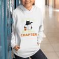 Just One More Chapter Fun Cat Coffee Reading Book Premium Tri-Blend Graphic Youth Hoodie
