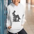 Men Pixel Art Geometric Book Human Drawing Graphic Men Graphic Youth Hoodie