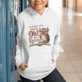 If You Need Me Owl Be Reading Book Lover Students Graphic Youth Hoodie