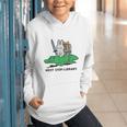 Next Stop Library Reading Book Graphic Youth Hoodie Next Stop Library Reading Book Graphic Youth Hoodie
