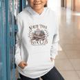North Pole Book-Club Hot Cocoa Served Daily Christmas Book Graphic Youth Hoodie