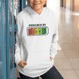 Powered By Books Bookworm Librarian Reading Graphic Youth Hoodie