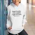 Read Books Lift Weights Fight Fascists Vintage Graphic Youth Hoodie Read Books Lift Weights Fight Fascists Vintage Graphic Youth Hoodie