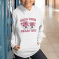 Read You Heart Out Reading Teacher Valentines Day Book Lover Graphic Youth Hoodie