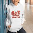Read Your Heart Out Valentine Teacher Bookworm Lover Graphic Youth Hoodie Read Your Heart Out Valentine Teacher Bookworm Lover Graphic Youth Hoodie