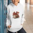 I Read Because Roasting People Is Frowned Upon Dragon Book Premium Tri-Blend Graphic Youth Hoodie