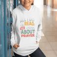Read And Think About Prayer Faith & Book Lover Premium Graphic Youth Hoodie Read And Think About Prayer Faith & Book Lover Premium Graphic Youth Hoodie