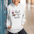Read Between The Wines Im Just a Girl Who Loves Books & Wine Graphic Youth Hoodie Read Between The Wines Im Just a Girl Who Loves Books & Wine Graphic Youth Hoodie