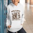Reading Book Lover Made To Read Books Forces To Read Emails Graphic Youth Hoodie