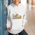 Reading Books Librarian Reader Nerd I'm Ok Teacher Graphic Youth Hoodie