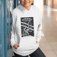 Reading Between The Timelines Time Travel Books Graphic Youth Hoodie Reading Between The Timelines Time Travel Books Graphic Youth Hoodie