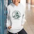 He Sees What You'Ve Been Reading Bookish Christmas Graphic Youth Hoodie