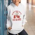 He Sees What You'Ve Been Reading Santa Book Graphic Youth Hoodie He Sees What You'Ve Been Reading Santa Book Graphic Youth Hoodie