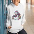 Snowman Reading Book Lovers Christmas Bookworm Librarian Graphic Youth Hoodie Snowman Reading Book Lovers Christmas Bookworm Librarian Graphic Youth Hoodie