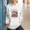 Spicy Books Spread Those Pages Like A Good Girl Dark Romance Graphic Youth Hoodie