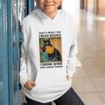 That's What I Do I Read Books I Drink Wine And I Know Things Graphic Youth Hoodie