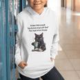 At Times I Think To Myself Drop The Book And Get Stuff Done Graphic Youth Hoodie At Times I Think To Myself Drop The Book And Get Stuff Done Graphic Youth Hoodie