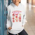 Valentines Reading Book Lover All Booked For Valentine's Day Graphic Youth Hoodie