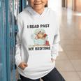 Vintage I Read Past My Bedtime Cute Sleeping Bear Book Lover Graphic Youth Hoodie Vintage I Read Past My Bedtime Cute Sleeping Bear Book Lover Graphic Youth Hoodie