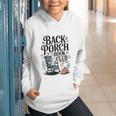 Vintage Reader Author Country Aesthetic Back Porch Book Club Graphic Youth Hoodie