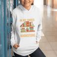 If You Walk A Mile In My Shoes You'Ll End Up At Bookstore Graphic Youth Hoodie If You Walk A Mile In My Shoes You'Ll End Up At Bookstore Graphic Youth Hoodie