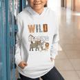 Wild About Reading Book Reader Book Nerd Book Reading Lover Premium Tri-Blend Graphic Youth Hoodie