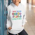 I Will Read Books Everywhere Across America Child Readers Graphic Youth Hoodie I Will Read Books Everywhere Across America Child Readers Graphic Youth Hoodie