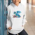 In A World Full Of Bookworms Be A Book Dragon Graphic Youth Hoodie
