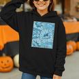 Blue Comic Book Blue Graphic Graphic Youth Hoodie