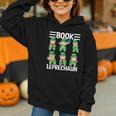 Book Leprechaun St Patrick's Day Library Librarian Reading Graphic Youth Hoodie Book Leprechaun St Patrick's Day Library Librarian Reading Graphic Youth Hoodie