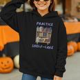 Book Lover Pun Practice Shelf-Care Graphic Youth Hoodie