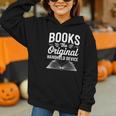 Books The Original Handheld Device Book Reading Graphic Youth Hoodie