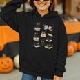Cats Reading Books Cat Lover Graphic Youth Hoodie