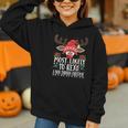 Christmas Matching Most Likely To Read A Book PJS Graphic Youth Hoodie