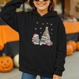 Christmas A Penguin Reading Book Snowflake Cocoa Hot Teacher Graphic Youth Hoodie Christmas A Penguin Reading Book Snowflake Cocoa Hot Teacher Graphic Youth Hoodie