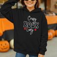 Crazy Book Lady Graphic Youth Hoodie