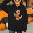 Cute Bookworm Worm Reading Book Glasses Nerdy Graphic Youth Hoodie