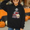 Dalmatian Reading Books Matching Bookworm Readers Librarian Graphic Youth Hoodie Dalmatian Reading Books Matching Bookworm Readers Librarian Graphic Youth Hoodie