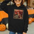 Fight Evil Read Books Propaganda Poster Graphic Youth Hoodie Fight Evil Read Books Propaganda Poster Graphic Youth Hoodie