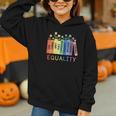 Floral Book Equality Human Rights Social Justice Peace Love Graphic Youth Hoodie Floral Book Equality Human Rights Social Justice Peace Love Graphic Youth Hoodie