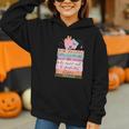With Freedom Flowers Books And The Moon Graphic Youth Hoodie