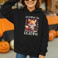 I'd Rather Be Reading Cute Fox Book Lover Reader Bookworm Graphic Youth Hoodie